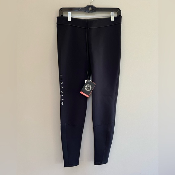 NWT Rip Curl Women's Wet Suit G Bomb 1mm Long Surf Pant in Black, size 12 - Picture 9 of 11